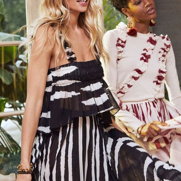 Tory Burch Lucea Top Zebra Animal Print 2 - Picture 3 of 7